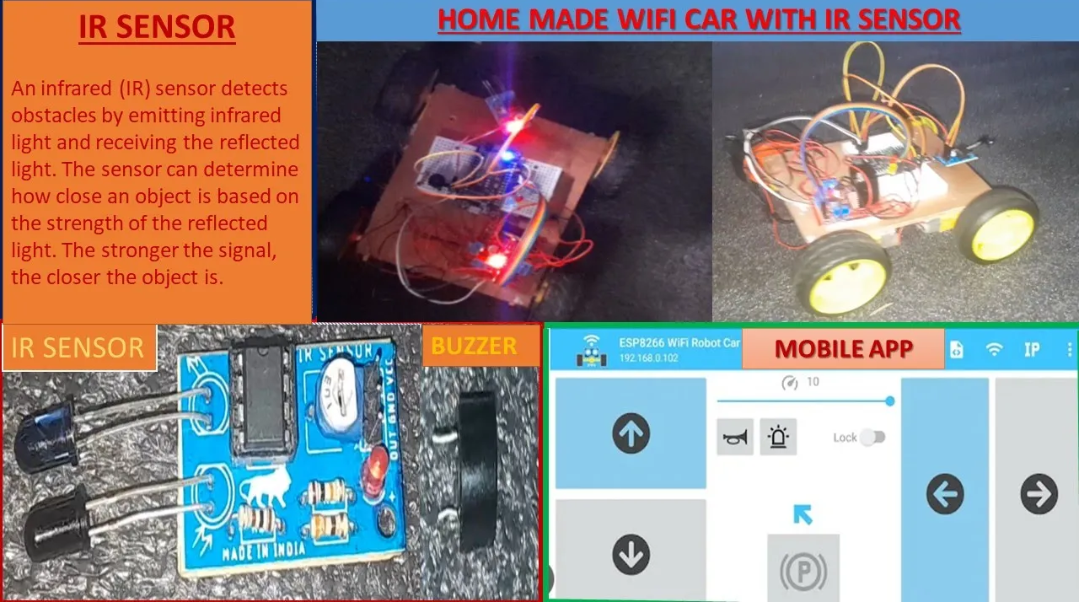 Car with IR Sensor